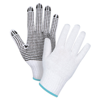 Gants tricot&eacute;s &agrave; pois, Poly/coton, Un c&ocirc;t&eacute;, Calibre 7, T-Grand Oxford Builders Supplies Inc