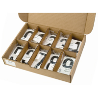 Pressure Sensitive Numbering, 0 to 9, 3-1/2" H, Black on White Oxford Builders Supplies Inc