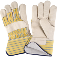 Gant pour ajusteur doubl&eacute;s pour l'hiver r&eacute;sistant &agrave; l'abrasion, T-Grand, Paume en Cuir fleur de vache, Doublure en Molleton de coton Oxford Builders Supplies Inc