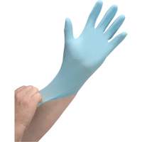 Puncture-Resistant Medical-Grade Disposable Gloves, Medium, Nitrile, 4.5-mil, Powder-Free, Blue, Class 2 Oxford Builders Supplies Inc
