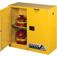 Armoires Sure-Grip EX pour produits inflammables, 30 gal., 2 Porte(s), 43" La x 44" h x 18" p Oxford Builders Supplies Inc