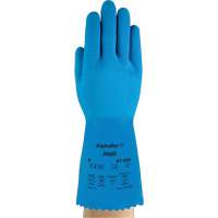 Gants AlphaTec 87-029, Taille Petit/7, 12" lo, Latex de caoutchouc, Doublure en Nylon, 50 mils Oxford Builders Supplies Inc