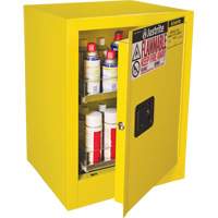 Armoire de s&eacute;curit&eacute; d'&eacute;tabli pour produits inflammables EX Sure-Grip, 24 gal., 1 Porte(s), 21" La x 27" h x 18" p Oxford Builders Supplies Inc