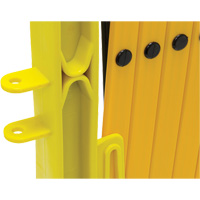 Xpandit Barricade, 36" H x 11.5' L, Black/Yellow Oxford Builders Supplies Inc