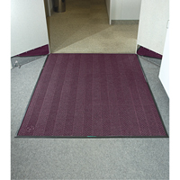 Waterhog&reg; Eco Elite Matting, Wiper/Scraper, 4' x 6' x 3/8", Maroon Oxford Builders Supplies Inc