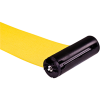 Poteau r&eacute;cepteur pour barri&egrave;res sur pieds pour le contr&ocirc;le des foules, Hauteur de 35", Jaune Oxford Builders Supplies Inc