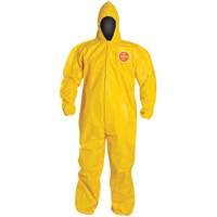 Combinaison &agrave; capuchon, Tychem 2000, 2T-Grand, Jaune Oxford Builders Supplies Inc