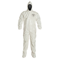 Combinaisons Tychem 4000, 2T-Grand, Blanc Oxford Builders Supplies Inc