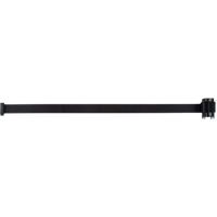 Tape Cassette for Build-Your-Own Crowd Control Barriers, 7', Black Tape Oxford Builders Supplies Inc