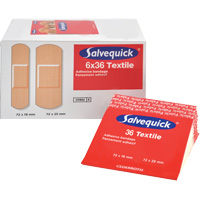 Salvequick&reg; Bandage Dispensing Systems Refills, Rectangular/Square, Fabric, Sterile Oxford Builders Supplies Inc
