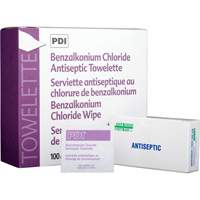 Benzalkonium Chloride Wipes, Towelette, Antiseptic Oxford Builders Supplies Inc