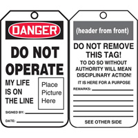 &eacute;tiquettes de s&eacute;curit&eacute;, Plastique, 3-3/8" la x 5-3/4" h, Anglais Oxford Builders Supplies Inc