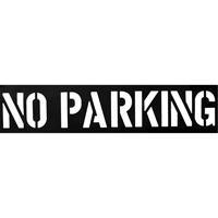 Parking Lot Stencils, English, 12" Oxford Builders Supplies Inc