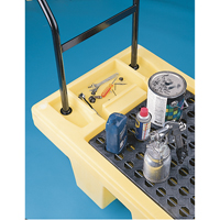 Poly-Spillcart Cart, 66.5" L x 29" W x 43.9" H, 57 US gal. Spill Cap. Oxford Builders Supplies Inc