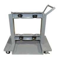Supports mobiles pour bouteilles, Roues Polyol&eacute;fine, Base de 24" la x 40" lo, 1600 lb Oxford Builders Supplies Inc