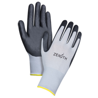 Gants l&eacute;gers enduits et respirants, 11/2T-Grand, R&ecirc;vetement Mousse de nitrile, Calibre 13, Enveloppe en Polyester Oxford Builders Supplies Inc