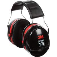Peltor Optime 105 Series Earmuffs, Headband, 30 NRR dB Oxford Builders Supplies Inc