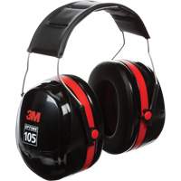 Peltor Optime 105 Series Earmuffs, Headband, 30 NRR dB Oxford Builders Supplies Inc