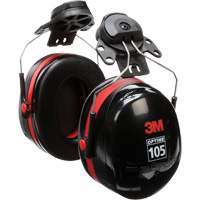 Peltor Optime 105 Series Earmuffs, Cap Mount, 27 NRR dB Oxford Builders Supplies Inc