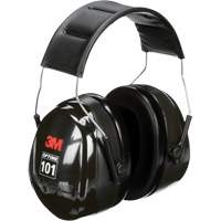 Peltor Optime 101 Series Earmuffs, Headband, 27 NRR dB Oxford Builders Supplies Inc