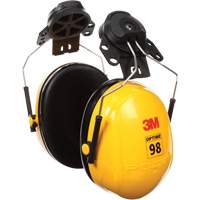 Peltor Optime 98 Series Earmuffs, Cap Mount, 23 NRR dB Oxford Builders Supplies Inc