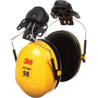 Peltor Optime 98 Series Earmuffs, Cap Mount, 23 NRR dB Oxford Builders Supplies Inc
