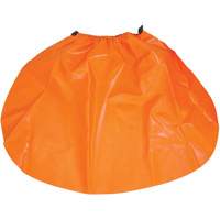 &eacute;cran anti-pluie pour casque de s&eacute;curit&eacute;, Taille unique, Orange, Nylon/PVC Oxford Builders Supplies Inc