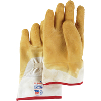 Nitty Gritty&reg; Coated Gloves, 10/Large, Rubber Latex Coating, Cotton Shell Oxford Builders Supplies Inc