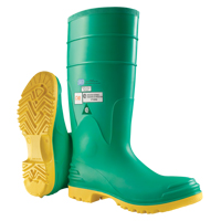 Hazmax&reg; 16" Kneeboot, PVC, Steel Toe, Size 14, Puncture Resistant Sole Oxford Builders Supplies Inc