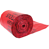 Hazardous Waste Bags, Bio-Hazard, 24" L x 33" W, 56.8 L (15 Gal.) Capacity Oxford Builders Supplies Inc