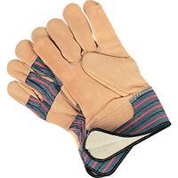 Abrasion-Resistant Winter-Lined Fitters Gloves, Large, Grain Cowhide Palm, Cotton Fleece Inner Lining Oxford Builders Supplies Inc