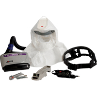 Versaflo Powered Air Purifying Respirator TR-600 Easy-Clean Kit, Hard Hat & Faceshield, Lithium-Ion Battery Oxford Builders Supplies Inc
