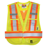 Veste d&eacute;tachable Open Road, Jaune lime haute visibilit&eacute;, Polyester Oxford Builders Supplies Inc