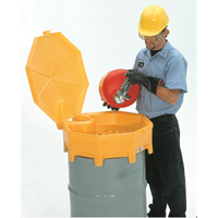 Entonnoir avec couvercle pour baril Global Ultra-Drum Funnel, 5 gal. Oxford Builders Supplies Inc