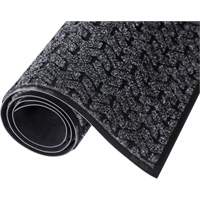 Tire-Track Entrance Mat, Wiper/Scraper, 4' x 6' x 3/8", Charcoal Oxford Builders Supplies Inc