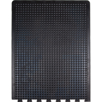 Anti-Fatigue Dome Matting, Bubbled, 3' x 4' x 1/2", Black, Rubber Oxford Builders Supplies Inc