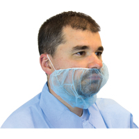 Disposable Beard Covers, Polypropylene, Blue Oxford Builders Supplies Inc