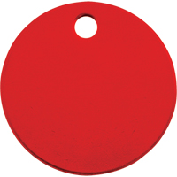 Blank Tags, Aluminum, 1.5" dia Oxford Builders Supplies Inc