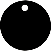 Blank Tags, Aluminum, 1.5" dia Oxford Builders Supplies Inc