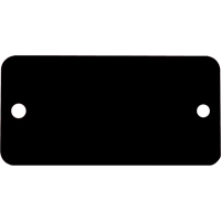 Blank Tags, Aluminum, 3" W x 1" H Oxford Builders Supplies Inc