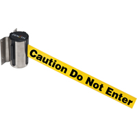 Barri&egrave;re &agrave; fixation murale, Acier, Fixation par vis, 7', Ruban Jaune Oxford Builders Supplies Inc