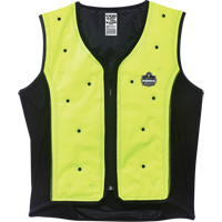 Chill-Its&reg; 6685 Dry Evaporative Cooling Vests, Medium, High Visibility Lime-Yellow Oxford Builders Supplies Inc