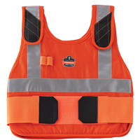 6215HV Phase Change Cooling Vests, Small/Medium, Orange Oxford Builders Supplies Inc