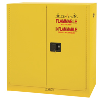 Flammable Storage Cabinet, 24 gal., 2 Door, 43" W x 44" H x 12" D Oxford Builders Supplies Inc