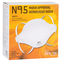 Respirateur contre les particules, N95, Certifi&eacute; NIOSH, Moyen/grand Oxford Builders Supplies Inc