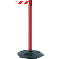 Single Line Heavy Duty Receiver Post, 38" High, Black Oxford Builders Supplies Inc