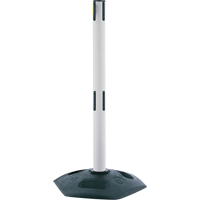 Dual Line Heavy Duty Receiver Post, 38" High, White Oxford Builders Supplies Inc