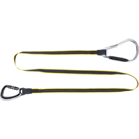 Longe de service lourd &agrave; garde-fou pour outil, Longueur fixe, Mousqueton double Oxford Builders Supplies Inc