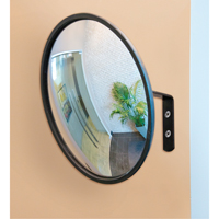 Miroir convexe avec support, Int&eacute;rieur/Ext&eacute;rieur, Diam&egrave;tre 12" Oxford Builders Supplies Inc