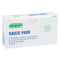 Gauze , Pad, 3" L x 3" W, Sterile, Medical Device Class 1 Oxford Builders Supplies Inc